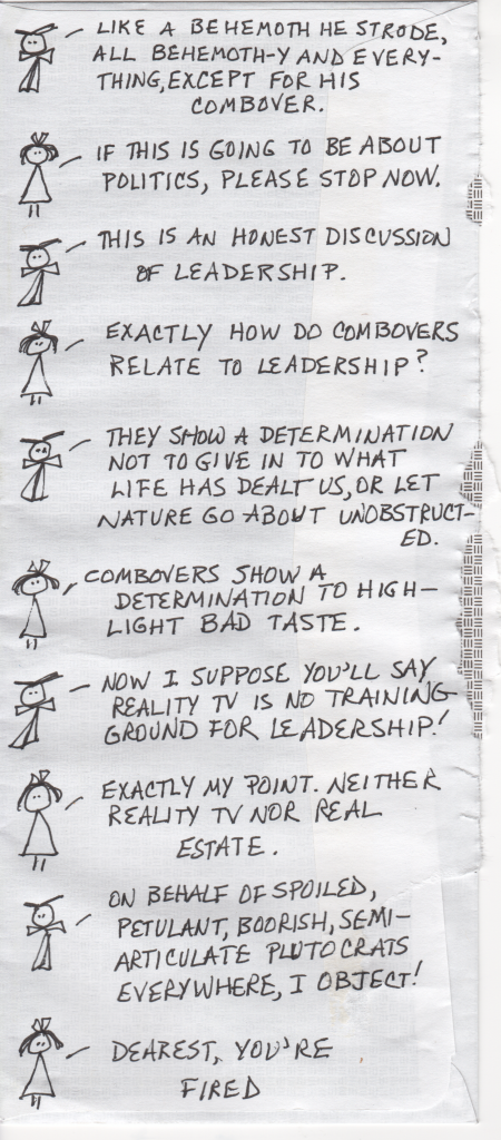 How some people decide on a candidate